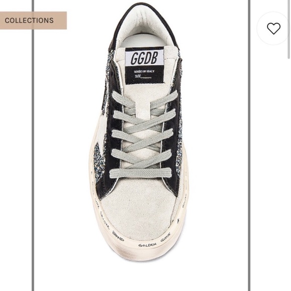 Golden Goose Hi Star Blue Black glitter - Picture 3 of 5